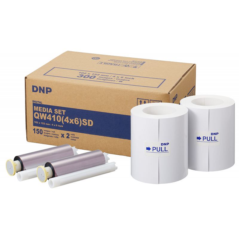 DNP Mediaset Standard für QW410 Drucker 10x15cm (4x6inch) für 300 Bilder