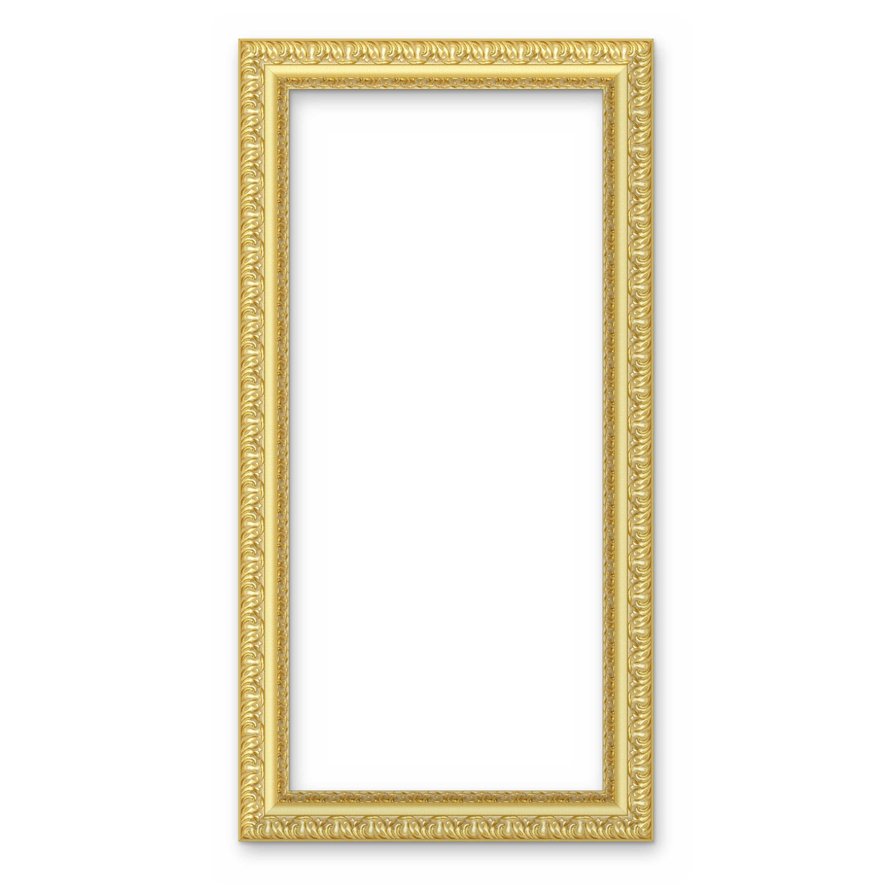 Barockrahmen Roma für den Magic Mirror – zusammengebaut, freigestellt auf Weiß