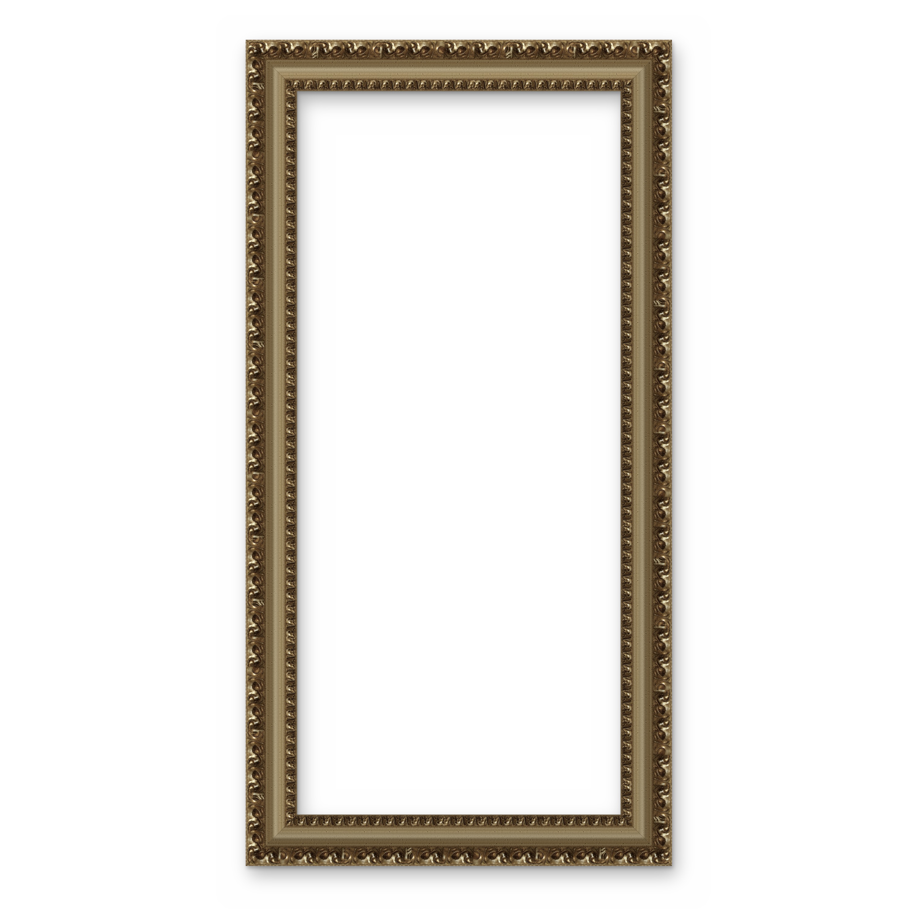 Barockrahmen Toscana für den Magic Mirror – zusammengebaut, freigestellt auf Weiß